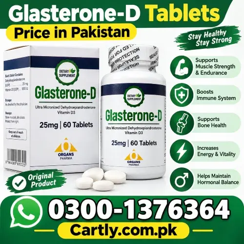 Glasterone D Tablets in Pakistan